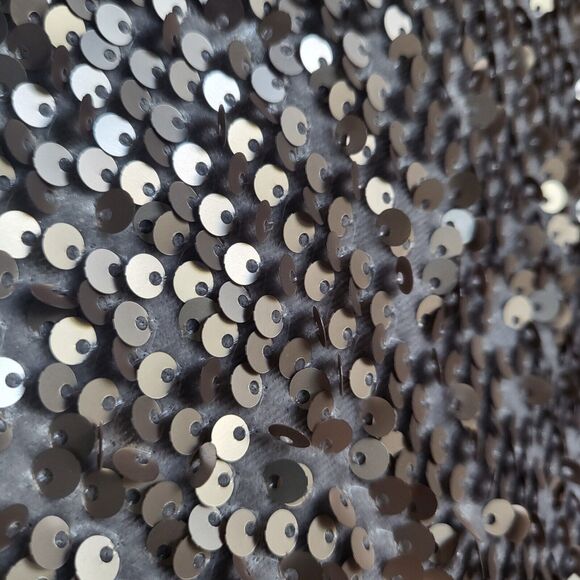 NWT Forever 21 Rose Gold Sequin Glitter Crop Top Tank Medium NEW - Picture 3 of 6